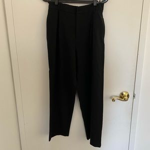 Zara straight pant in black
